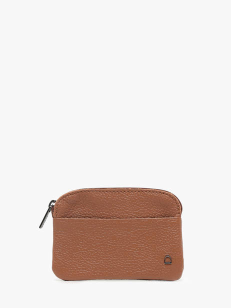 Porte-monnaie Cuir Madras Etrier Marron madras EMAD339