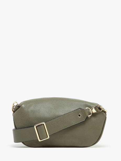 Sac Banane M Tradition Cuir Etrier Vert tradition ETRA022M vue secondaire 4