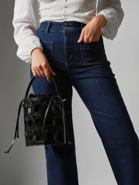 Bucket Bag Epona Leather Etrier Black epona EEPO136M other view 1